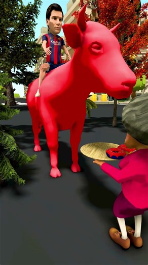 Scary Teachers's cow took all of Aaron's candy in Hello Neighbor #helloneighbor #shorts