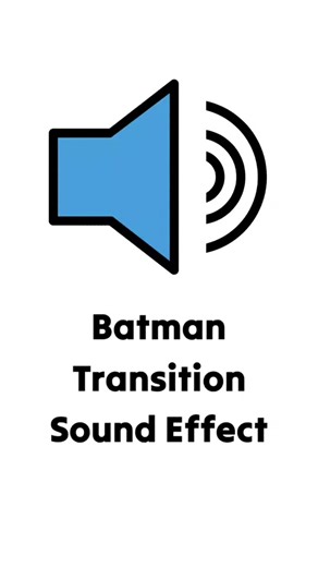 Batman Transition Sound Effect #soundeffects #sound #soundviral #fyp #foryou #foryoupage