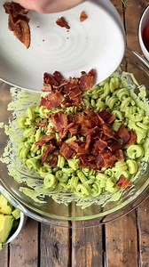 This easy BLT pasta salad recipe is unique with it’s creamy basil dressing and fun shaped pasta. Load it up with salty, crispy bacon, juicy tomatoes and don’t forget the smokey cheddar cheese! BBQ side dishes are jealous when our best pasta salad shows up!🥓🥬🍅 Recipe: https://ohsweetbasil.com/blt-pasta-salad-recipe/ #ohsweetbasil #dinner #lunch #pastasalad #blt #summer #bacon #lettuce #tomato | Sweet Basil