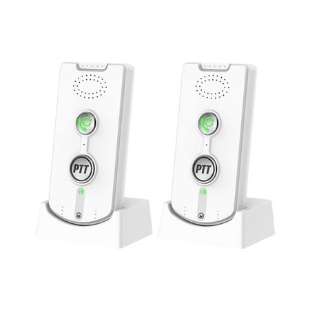 Long-Distance Wireless Intercom System for Home Use - 1000m Range Two-Way Voice Communicator for Seniors, Ideal for Apartments, Villas, Factories, and Hospitals - H8S-2T, Pack of 2, White - Walmart.ca