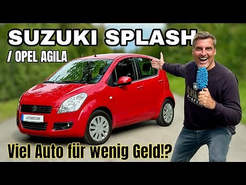 6.000 Euro! SUZUKI SPLASH - den gibt es auch als OPEL AGILA | Test | Review | Gebrauchtwagen