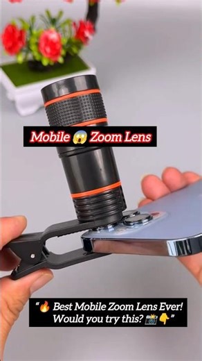Mobile Zoom Lens – Turn Your Phone into a DSLR! 📸 | Trending Gadget | #Shorts