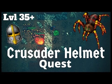 Crusader Helmet Quest - Lvl 35+ [TIBIA]