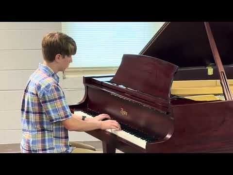 Aaron’s piano recital May, 23, 2026: Bach Invention 13