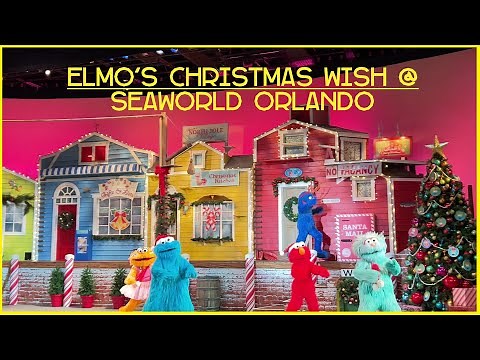 Elmos Christmas Wish at Seaworld Orlando - 4K