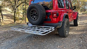 Pakmule’s Pro Swayback Aluminum Hitch Rack Solves Wrangler’s Cargo Conundrum