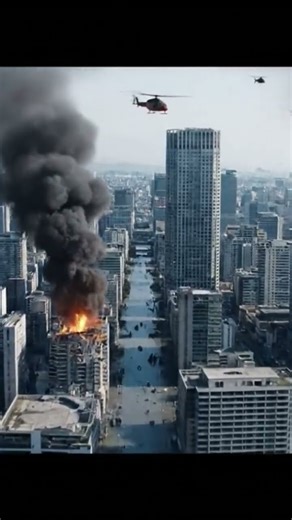 Meteor hits earth AI Simulation #tragedy #ai #aishorts #disaster #apocalypse