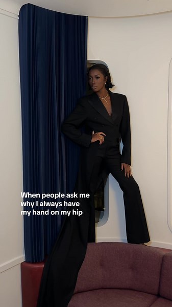 Aj Odudu's Iconic Hand-On-Hip Pose: Why She Does It