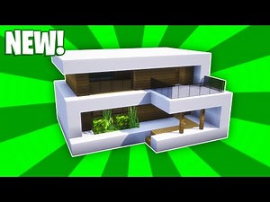 Minecraft : How To Build a Small Modern House Tutorial (#51)