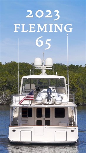 The Fort Lauderdale International Boat Show starts today and continues through Sunday, November 2nd! You can find Burr Yacht Sales with this beautiful Fleming 65 within the Bahia Mar Green Zone of FLIBS, we are at the beginning of B Dock right along the bulkhead. This 2023 Fleming 65 featured at the show is available for sale and has a new asking price! 🔹Asking Price: $5,499,000 🔹Full listing with more details and pictures on the BYS website: https://burryachtsales.com/used-inventory/2023-flem