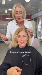 Mum’s in my chair! I’m asking if she’s ready for dating 💖#mum #mumanddaughter #mothers #hairdresser #mumchats #haircuts #funny #lovemymum | Sharlene Lee