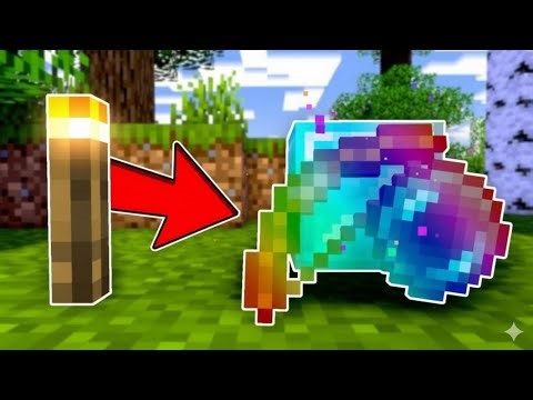 Minecraft But Torch Gives Op ITEM!