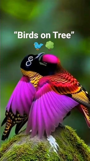 Beautiful Birds Sitting on Tree | Peaceful Nature View 🐦🌳