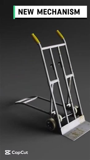 Innovative Folding Hand Truck Mechanism #shorts #engineering