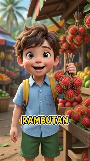 Belajar Nama Buah P-T untuk Anak TK | Jalan ke Pasar Part 4 🍉🍌 #edukasianak #animation #belajaranak