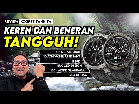 Smartwatch Keren & Tangguh untuk Petualang! Review KOSPET TANK T4