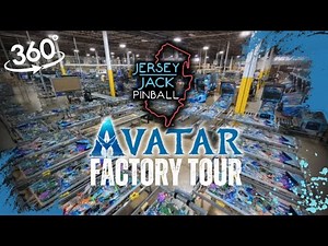 360° Tour of Jersey Jack Pinball Factory: Avatar on the line