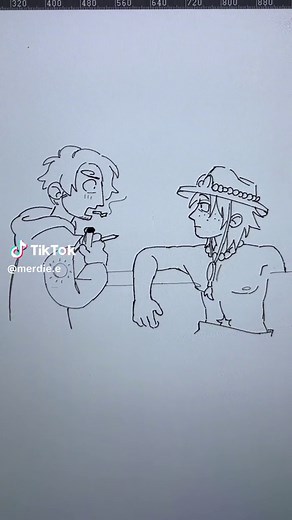 ACE and Sanji Alabasta Pizza Party