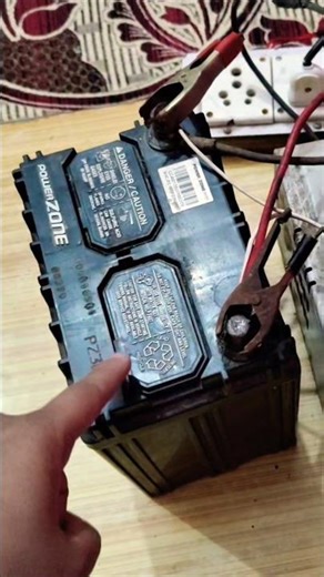 recharging dead lead acid battery #shorts
