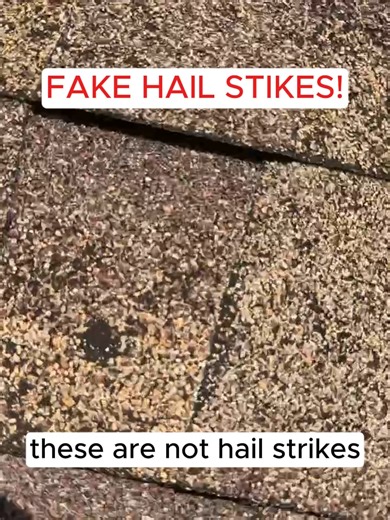 Vandalism VS REAL Hail Strikes Transparency is the name of the game! Thankfully, we are able to assist in working through vandalism claims that have occurred from previous “inspectors”; as well as REAL existing storm damage. Join our successful customer base in qualifying for full roof replacement approvals … Even if it’s after a previous denial! #roofing #vandalism #expose #construction-worker