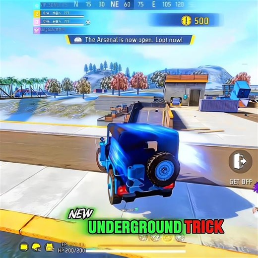 Free Fire Under Ground Tips And Tricks || 💯% Working Tricks ✅ free fire Underground Trick #shorts
