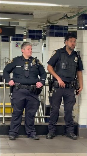 LET US CHECK OUT THE NEW YORK MTA POLICE OFFICERS ZOOM OUT, IMEET, GREET THEM #officers #like #share