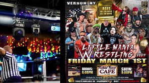 134 reactions · 120 shares | Vernon, NY The Biggest Little-Wrestling show of all time is coming to Nothin’ Fancy Country Rock Cafe and Saloon! This event sells out in advance so get your tickets now using the link below! or purchase in person from venue! Tap photo for more info! | Little Mania Wrestling | Facebook