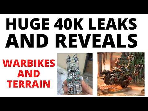 HUGE 40K Reveals! GW Just levelled Up Their Terrain and Ork Warbikers Unveiled!