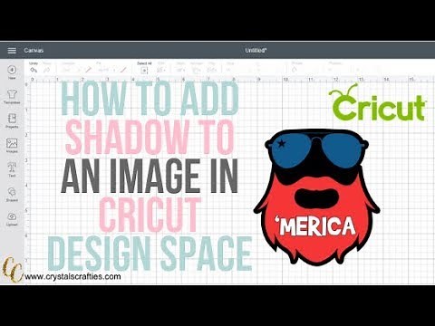 How to add shadow to an image in Cricut Design Space