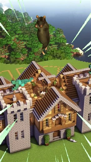 Making An Easy starting Minecraft House #shorts #memes