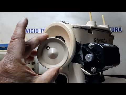 401G Cambio d Motor y Restauración Máquina de Coser Singer Horizontal Frontal modelo 401G