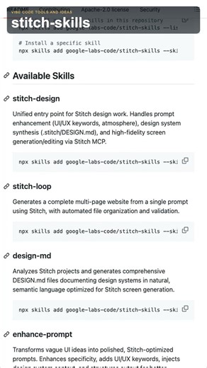These skills make AI agents actually useful #googlestitch #productivity #aitools #vibecoding