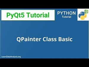 PyQt5 Tutorial | How to use the QPainter Widget (script included)