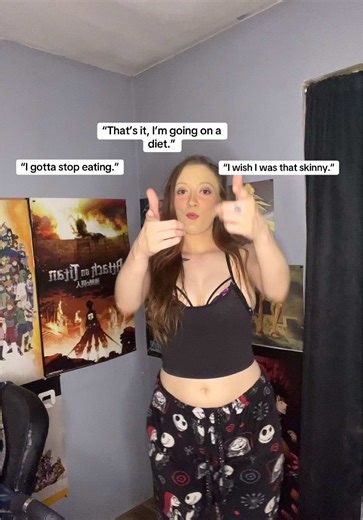 Tired of seeing these types of comments- “That’s it I gotta stop eating. Or I gotta go on a diet now.” Love yourself ladies!!! Skinny doesn’t equal beauty. ❤️❤️❤️👏👏👏 #rockyobody #loveyourself #skinnydoesntequalpretty #allsizesarepretty #fyp #viral