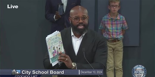 “It’s a book about gender identity”: Preacher removed from meeting for discussing school board’s app