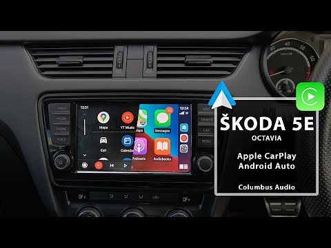 Skoda Octavia 5E RS - Apple CarPlay & Android Auto Integration done