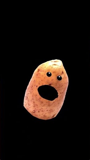 I￼ am￼ a ￼ potato #meme #funny ￼