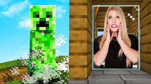 Surviving in a Real Minecraft Village! | Preston Tv