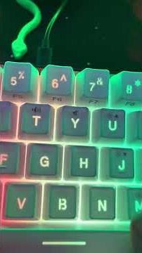 How to change the Colors on a red thunder keyboard :-)