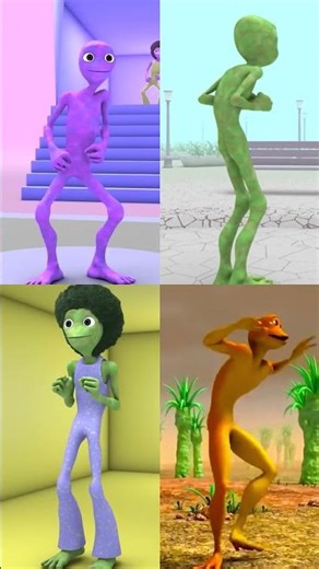 Dame Tu Cosita Alien Dance | All Variation Dame Tu Cosita Music Video