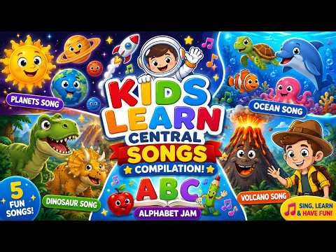 🚀 Ultimate Kids Learning Songs Compilation | Planets, Dinosaurs, Oceans, ABC & Volcanoes!