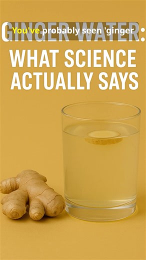 Ginger Water: What the Science Really Shows (Nurse Explains) #shorts #ginger #science