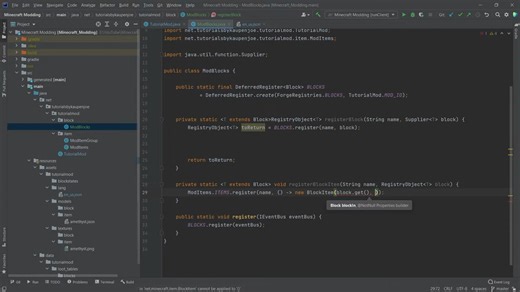 Adding a CUSTOM BLOCK to Minecraft 1.16.5 ｜ Forge 1.16.5 Modding #5-299+140