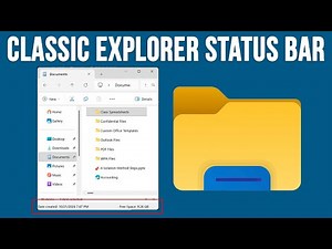 Enable the Classic File Explorer Status Bar for Extra Details