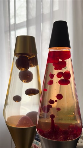 Slow motion black and red #lavalamp #retro #vibes #fyp #relax