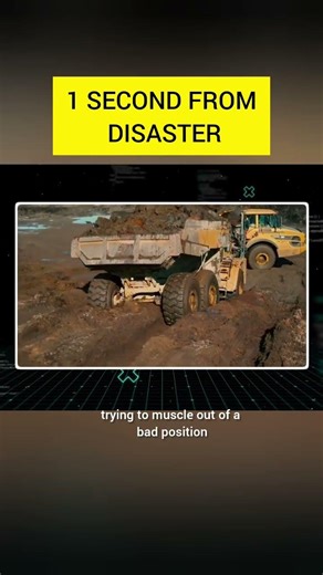 THIS TRUCK WAS 1 SECOND FROM TIPPING OVER. #goldrush #goldmining