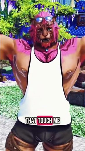 Touch me right here in my heart 🥺 #finalfantasy #ffxiv #himbo #bara #viral