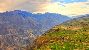 El impresionante paisaje del Cañón del Colca en Perú
