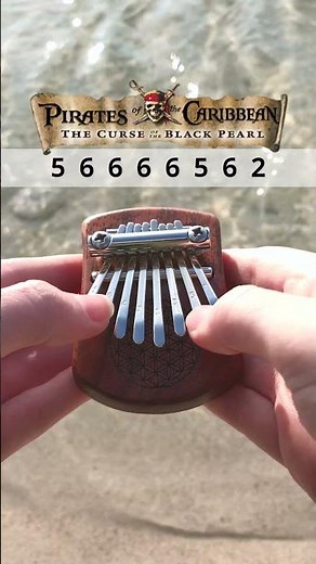 Pirates of the Caribbean: He's a Pirate | 8key Kalimba Easy Tabs & Tutorial, no tuning needed