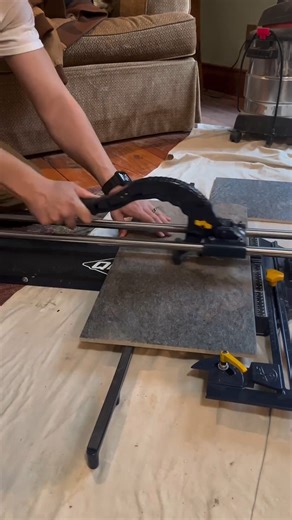 Engineered by Ishii, QEP’s Big Clinker Tile Cutters are designed for stability, smooth scoring and long lasting performance, even when scoring hard porcelain tiles. 📷 A Blank Canvas | QEP Co Inc